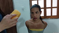Cute Glamour Model Bound And since Gagged By Humiliating Lezdom MILF