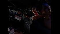 A Real 18K Masturbation In The Back Seat – Handjob, Fingering, Lesbian